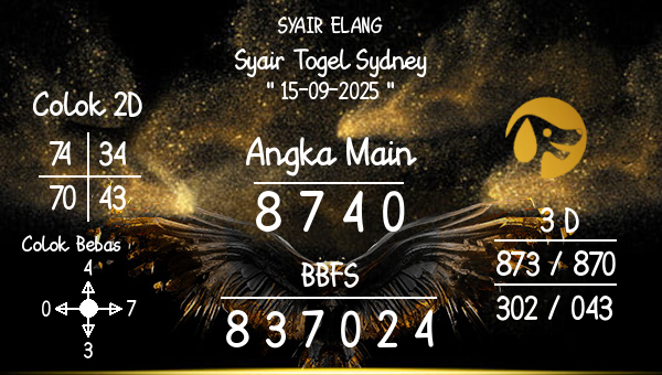 SYAIR ELANG - Syair Togel Sydney