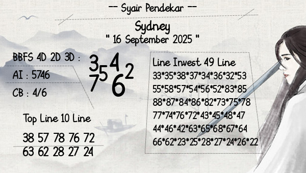 Syair Pendekar - Sydney