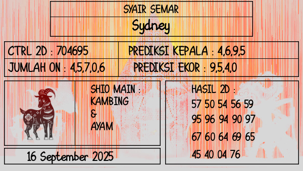 SYAIR SEMAR - Sydney